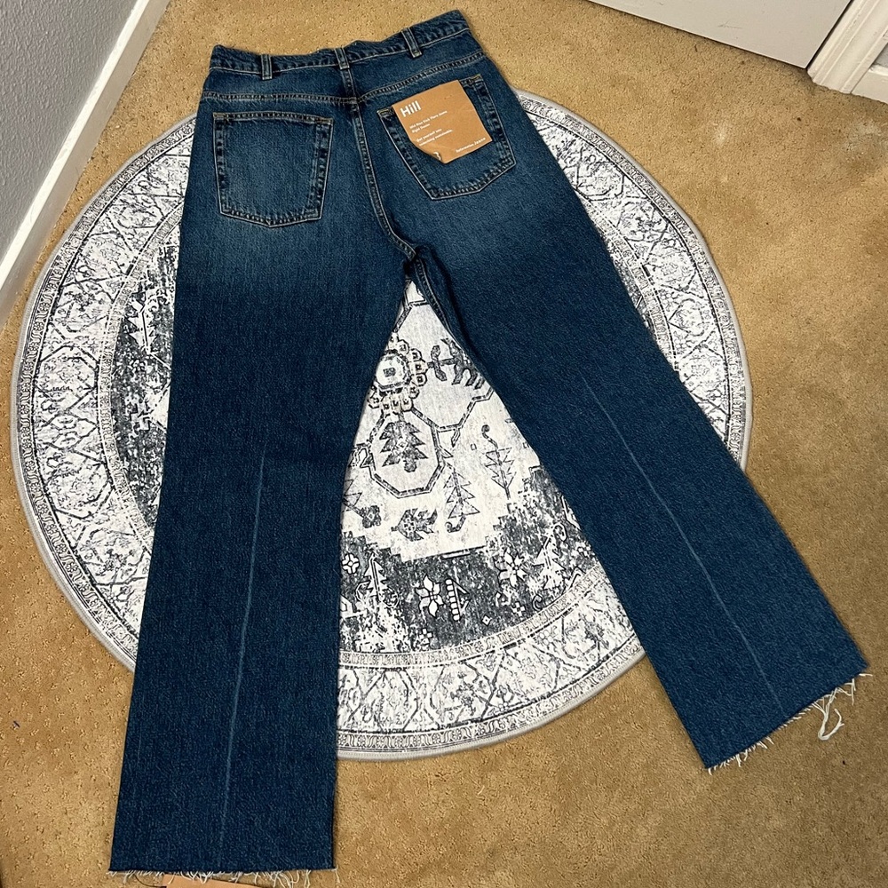 Reformation Jeans Hill Mid Rise Kick Flare Jeans - Size 28 - Picture 5 of 6
